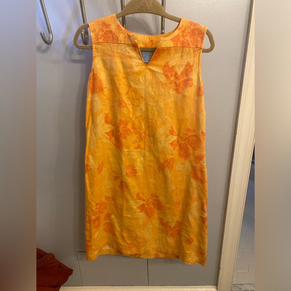 Sigrid Olsen Vibrant Orange Dress